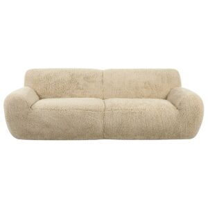 uttermost cream sheepskin abide sofa