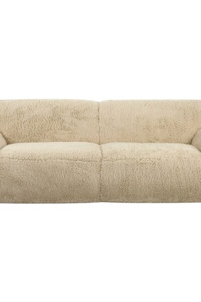 uttermost cream sheepskin abide sofa