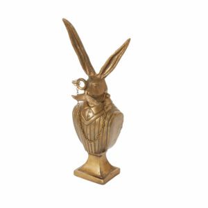 Eric the Hare Bust in Bronzed Aluminum