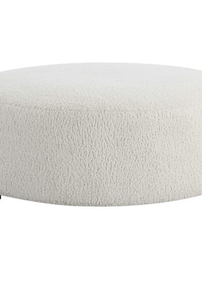 Uttermost Arles Large White Ottoman