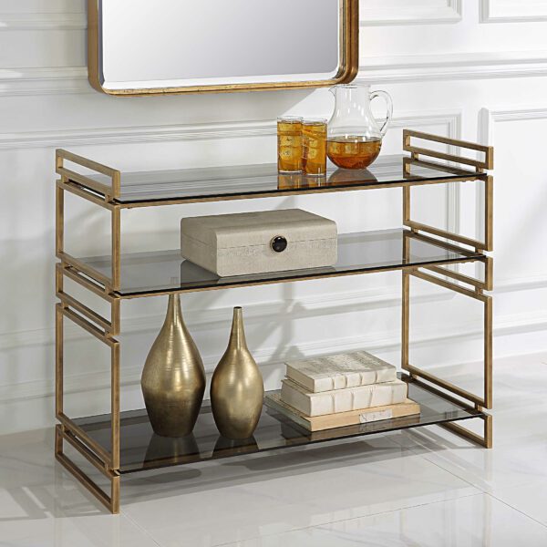 Uttermost Stacked Up Console Table
