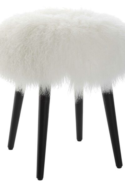 Uttermost Wooly Accent Stool