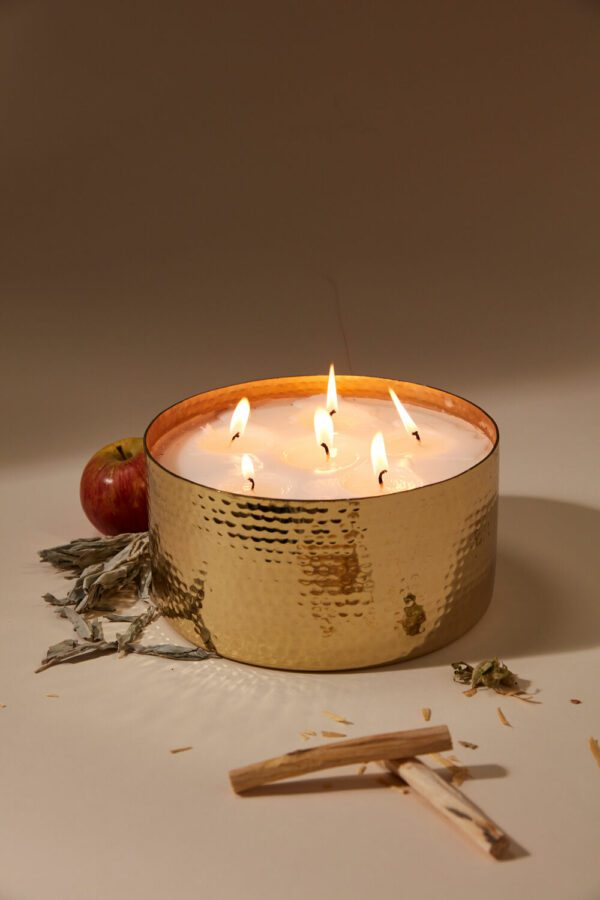 Large Golden Ritual Candle