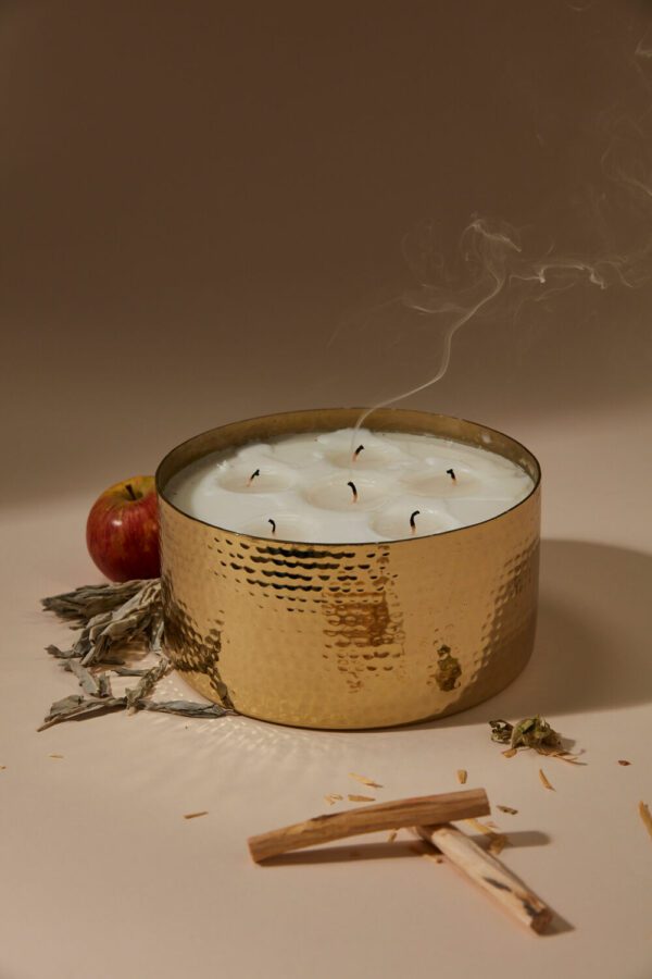 Large Golden Ritual Candle