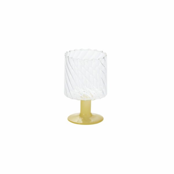 Yellow Nuovo Wine Glass