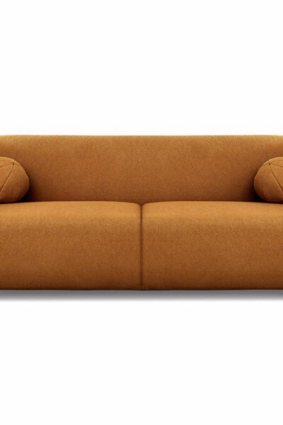 Anna Orange French Boucle Sofa