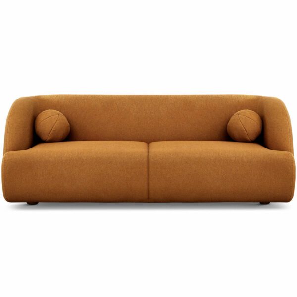 Anna Orange French Boucle Sofa