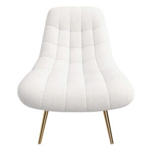 Aubrey French Cream Boucle Lounge Chair