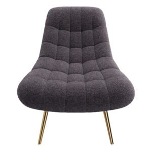 Aubrey French Grey Boucle Lounge Chair