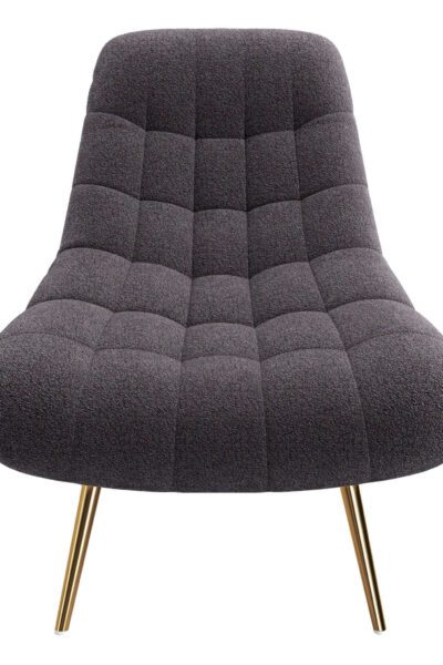 Aubrey French Grey Boucle Lounge Chair