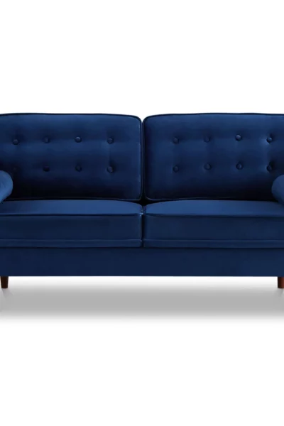 Casey Blue Velvet Loveseat