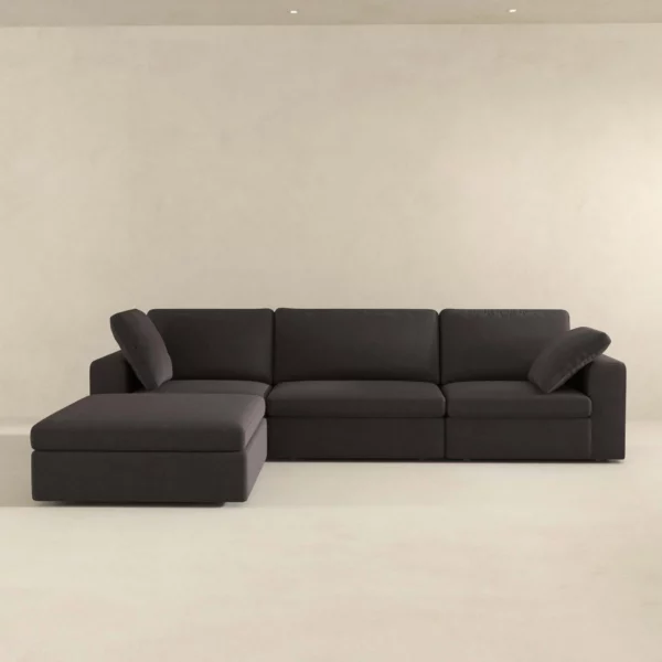 Cecilia Dark Gray Modular Corner Sectional Sofa