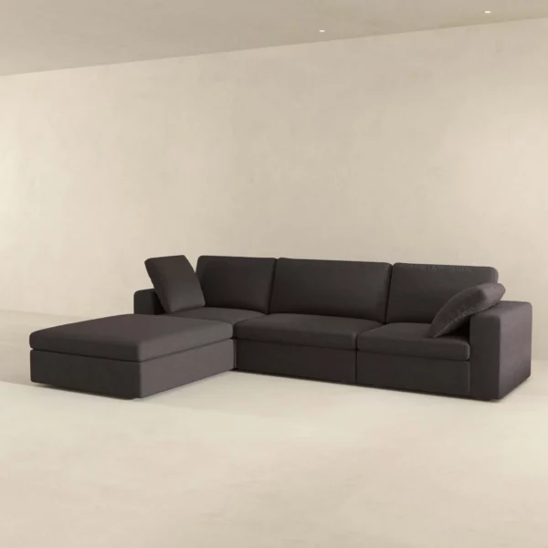 Cecilia Dark Gray Modular Corner Sectional Sofa