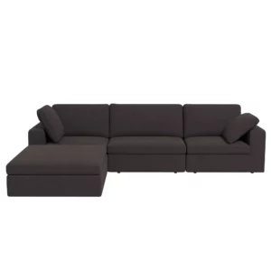 Cecilia Dark Gray Modular Corner Sectional Sofa