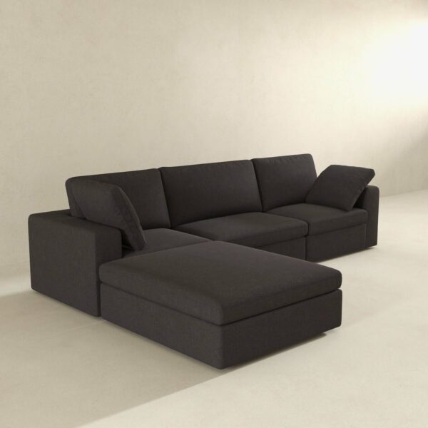 Cecilia Dark Gray Modular Corner Sectional Sofa