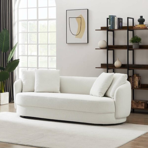 Dylan Modern French Cream Boucle Sofa