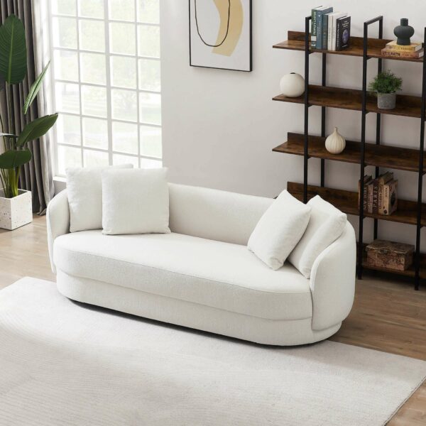 Dylan Modern French Cream Boucle Sofa