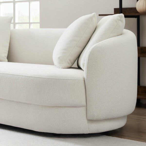 Dylan Modern French Cream Boucle Sofa