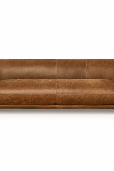 Marlon Luxury Italian Brown Leather Sofa