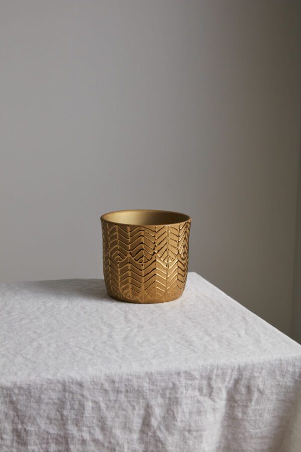 Aurum Small Textured Pot