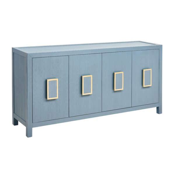 Blue Hawick Credenza