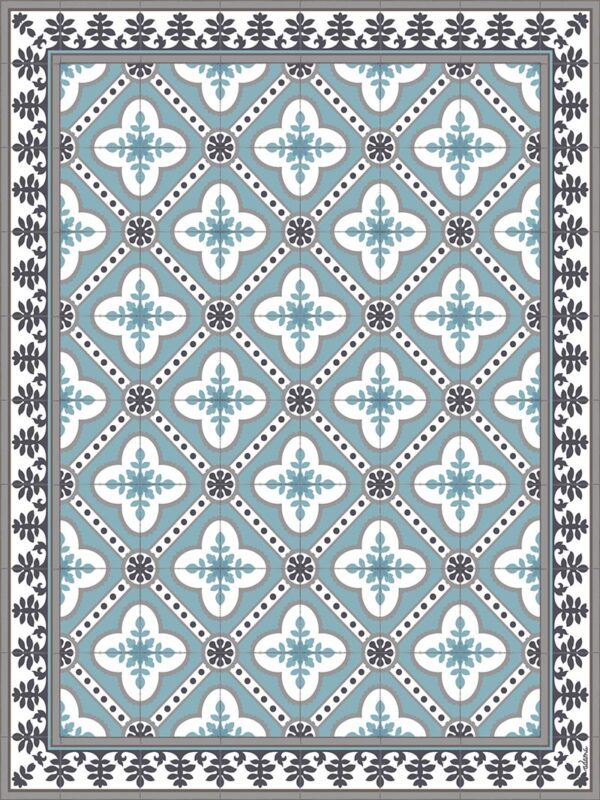 Adama Blue Castello Rug