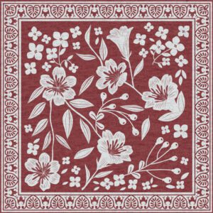 Adama Red Artista Rug