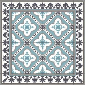 Adama Blue Castello Rug