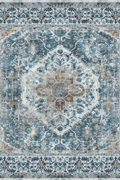 Adama Blue David Rug