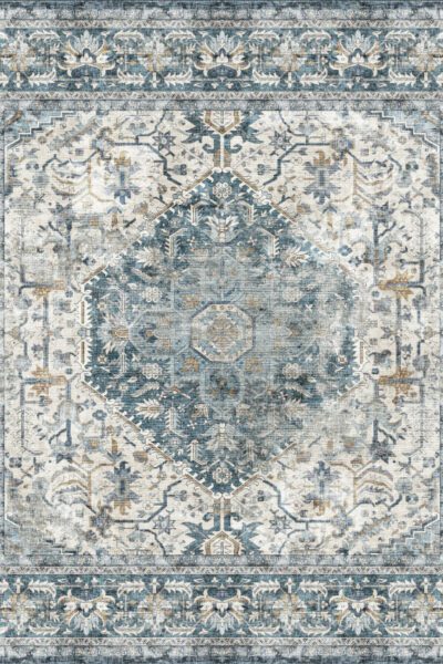 Adama Light Blue David Rug