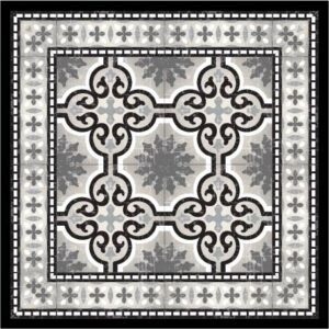 Adama Black and White Dream Rug