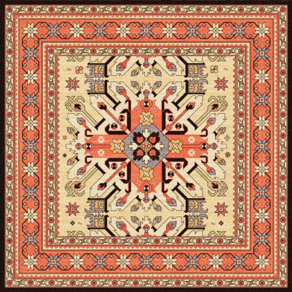 Adama Orange Mullah Rug