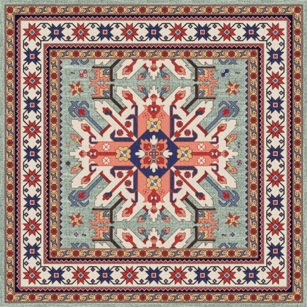 Adama Turquoise Mullah Rug