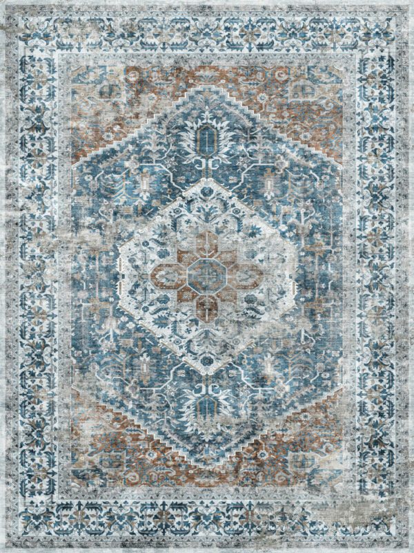 Adama Blue David Rug