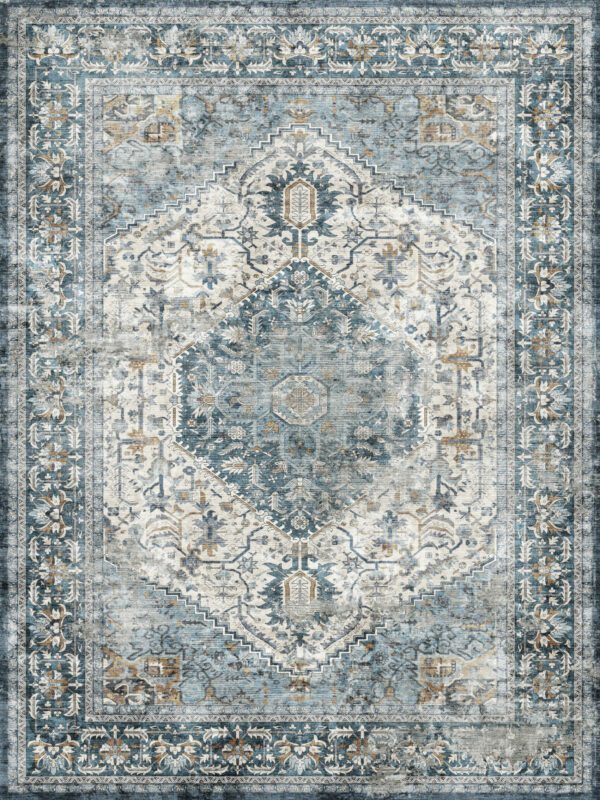 Adama Light Blue David Rug