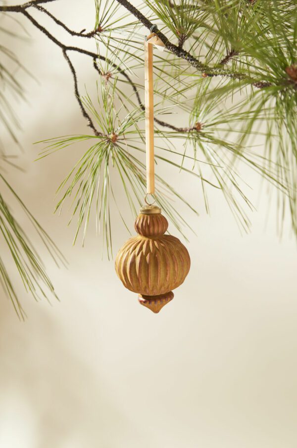 Double Bauble Nutmeg Ornament