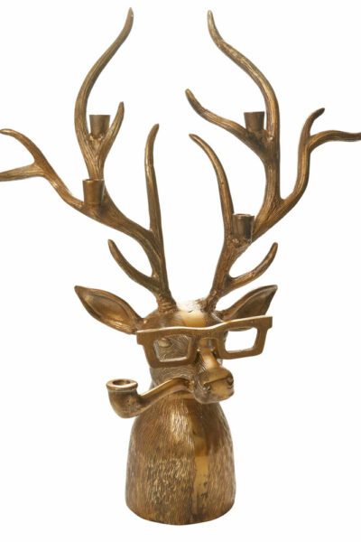 Frankie the Stag Large Candelabra