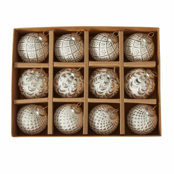 Freshly Fallen Ornament Box Set of 12