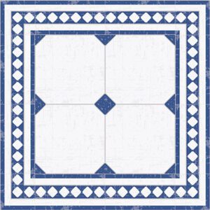 Adama Blue Lion Rug