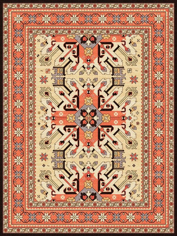 Adama Orange Mullah Rug