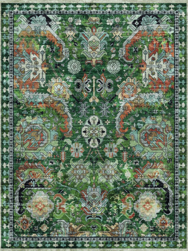 Adama Green Naomi Rug