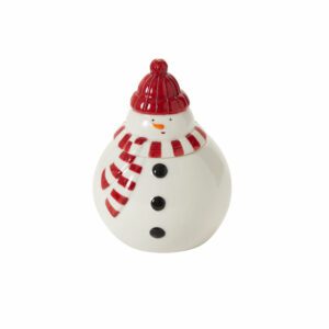 North Pole Snowman Cookie Jar, Set of 2