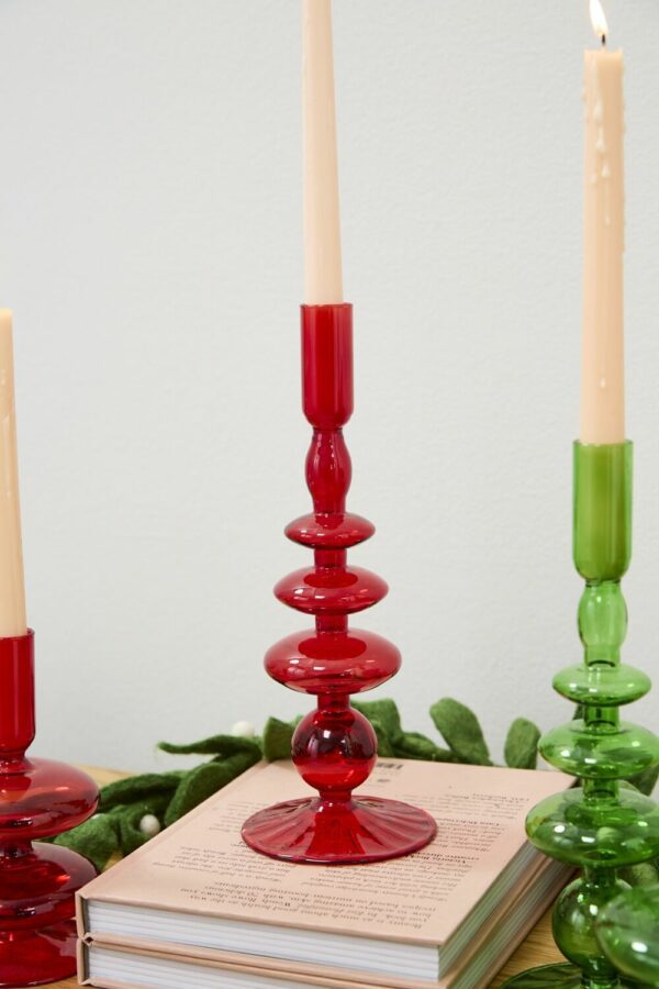 Red Wizard Large Candlestick