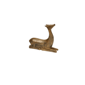 Sitting Prancer Reindeer Statue