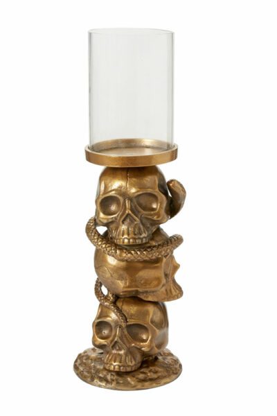 Skull Tower Candleholder