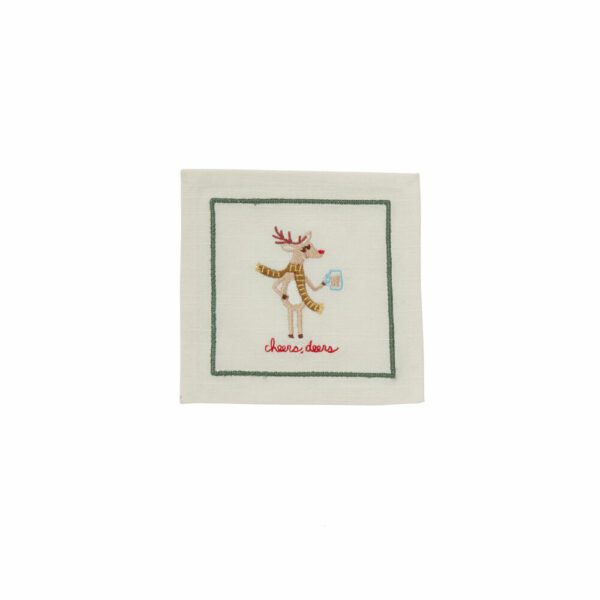 Tipsy Deer Cocktail Napkin