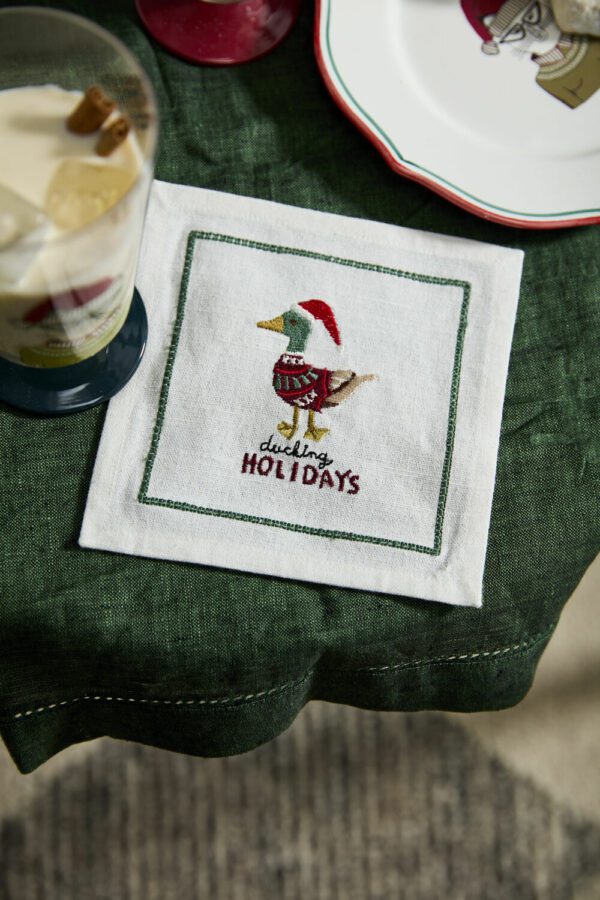 Tipsy Duck Cocktail Napkin