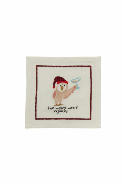 Tipsy Owl Cocktail Napkin