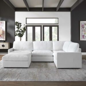 Uttermost Arctic White Refuge Sofa