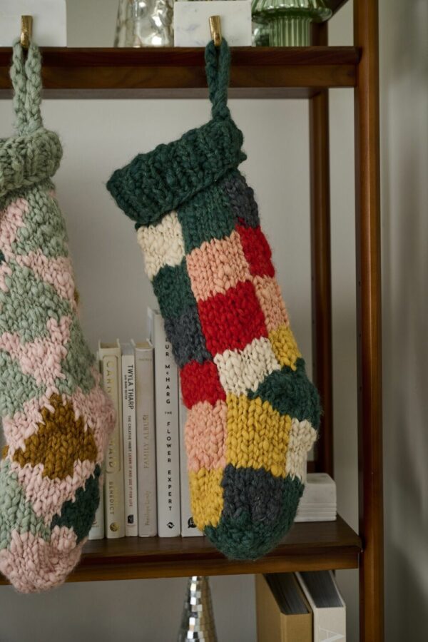 Checkered Cottage Stocking